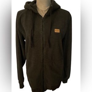 Billabong Men’s Hoodie Dark Gray Size Small